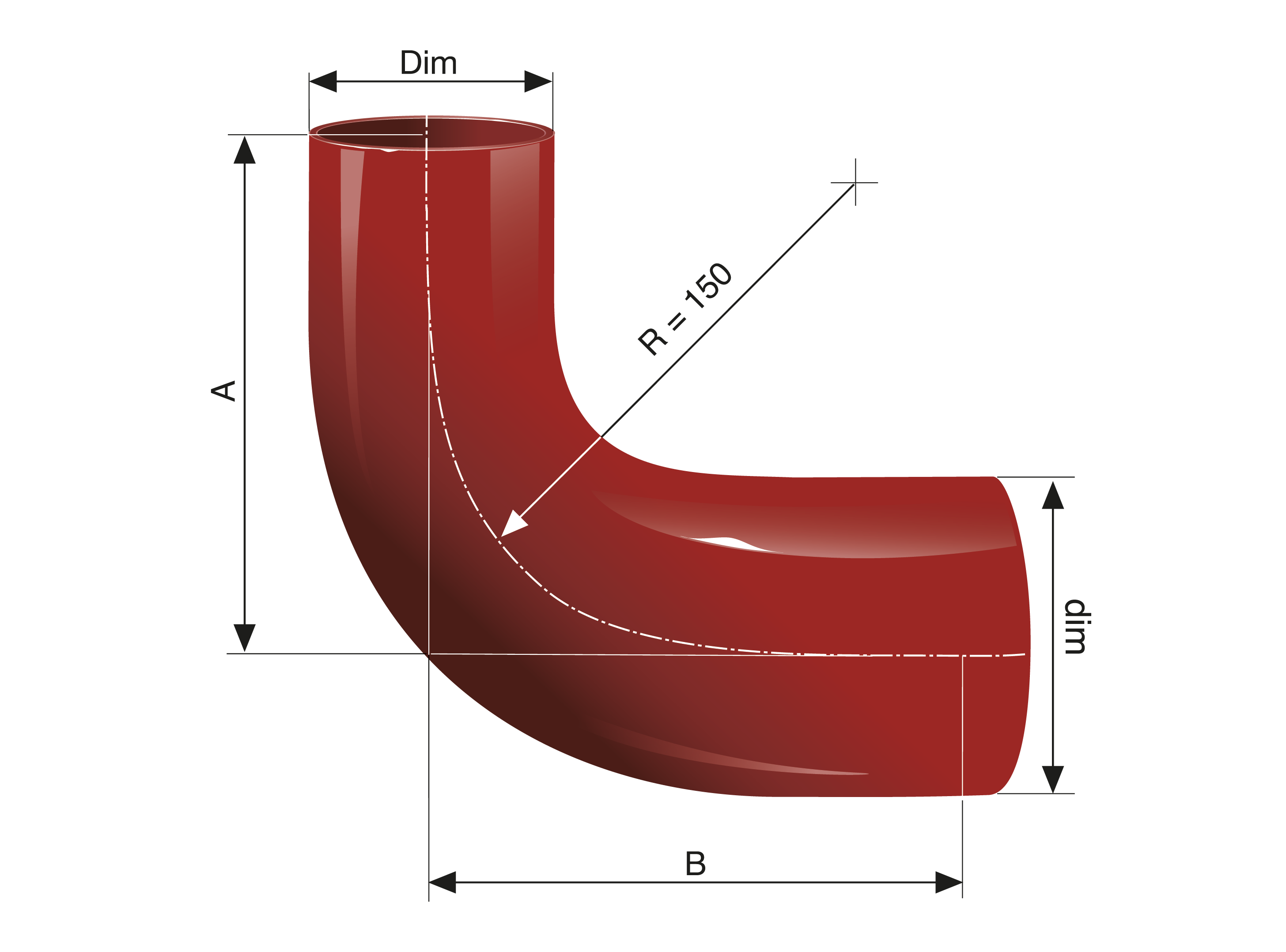 Langbend | Rødel i KJ-MA SYSTEM®