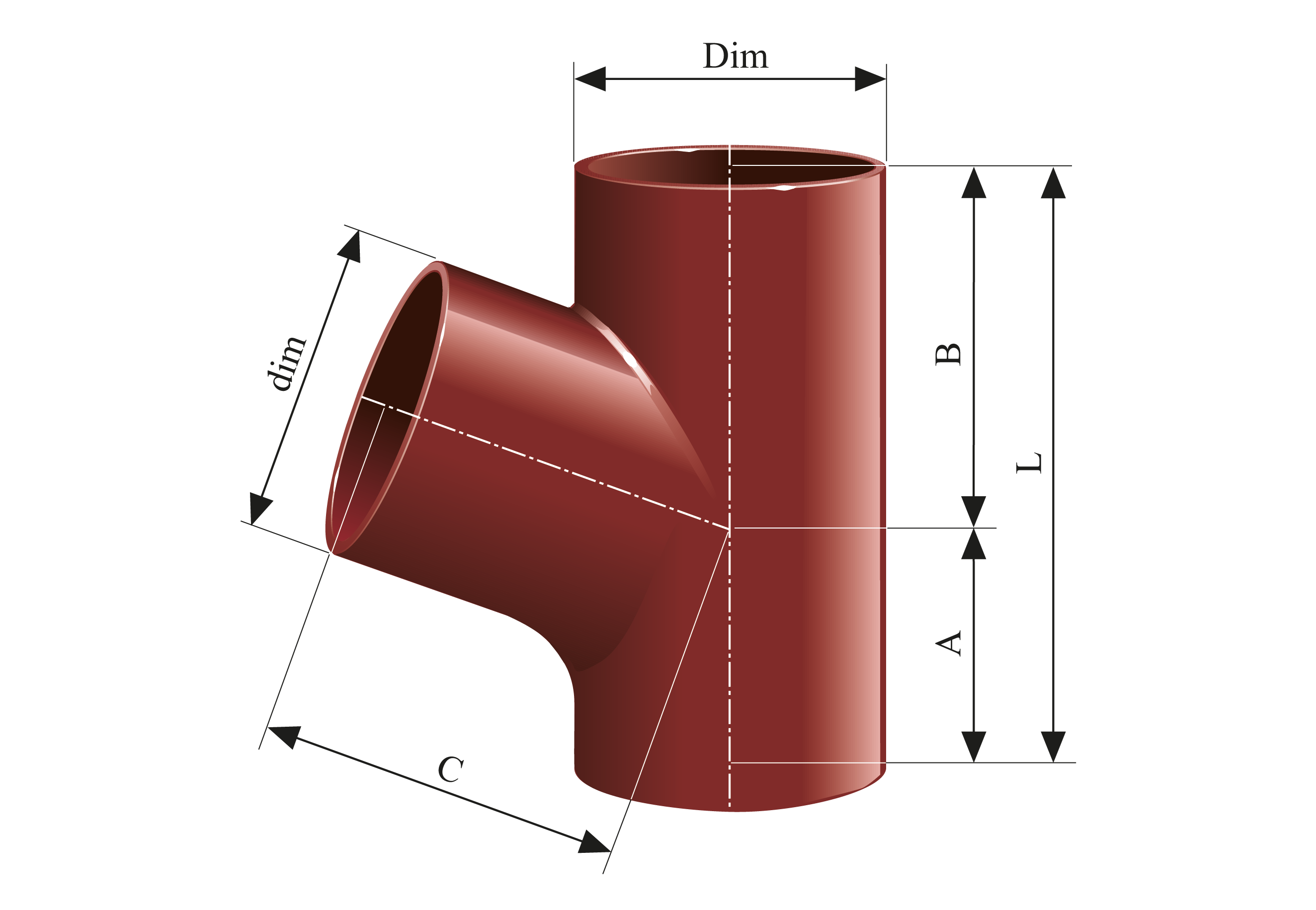 KJ-MA Grenrør 70° | Rørdel i KJ-MA SYSTEM®