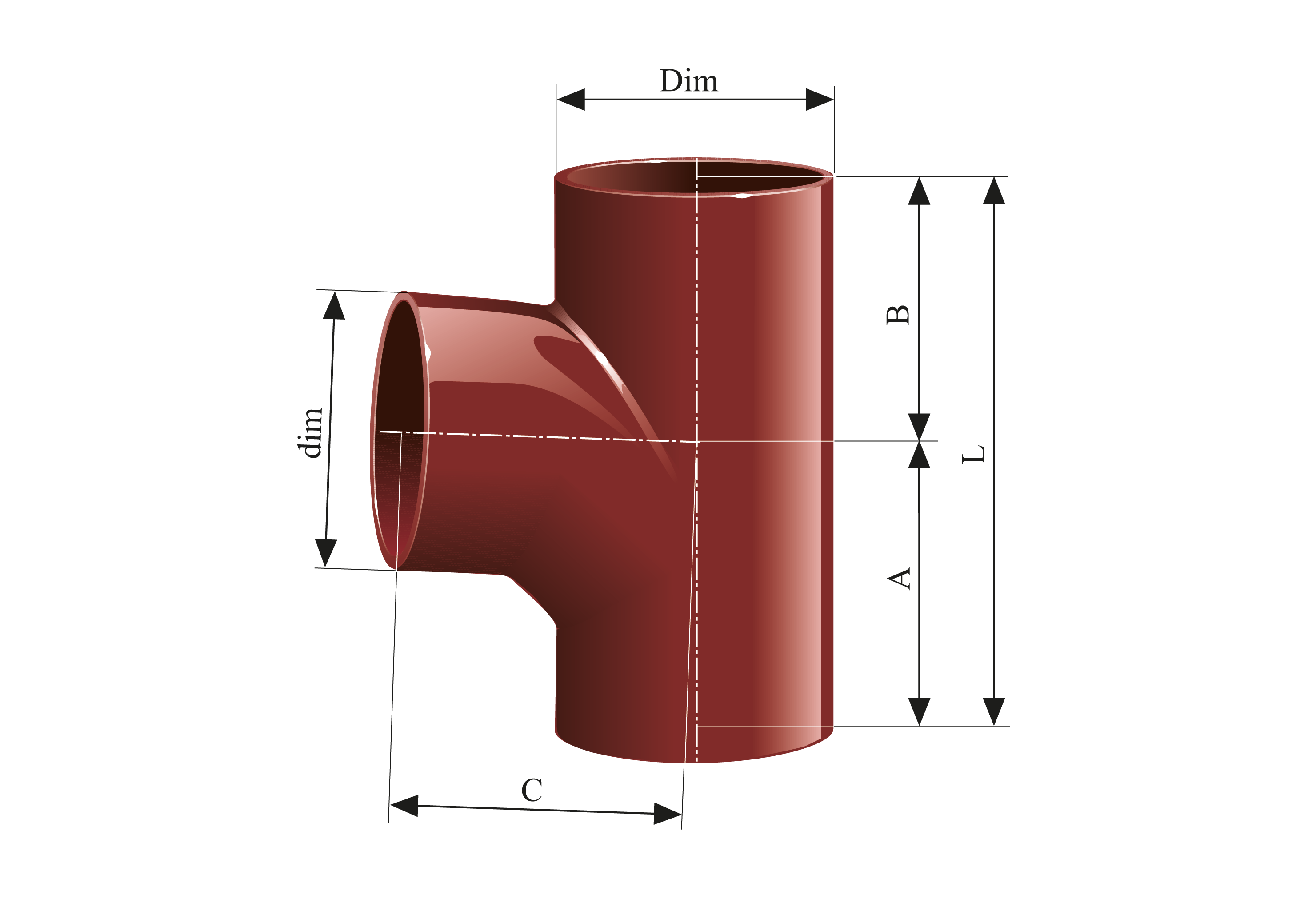 KJ-MA Svingt Grenrør  88° | Rørdel i KJ-MA SYSTEM®