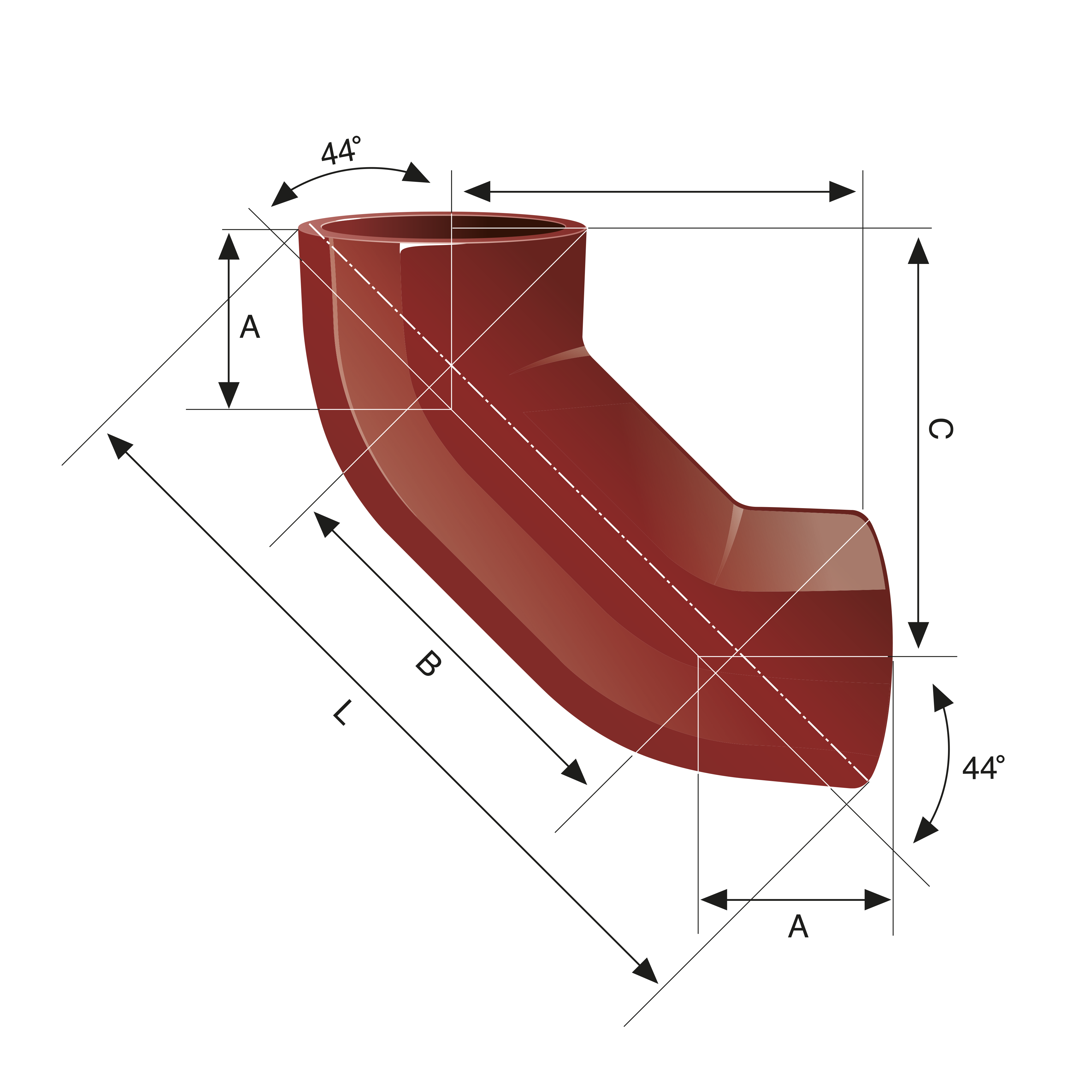  KJ-MA Dobbelbend 88° | Bend i KJ-MA SYSTEM®
