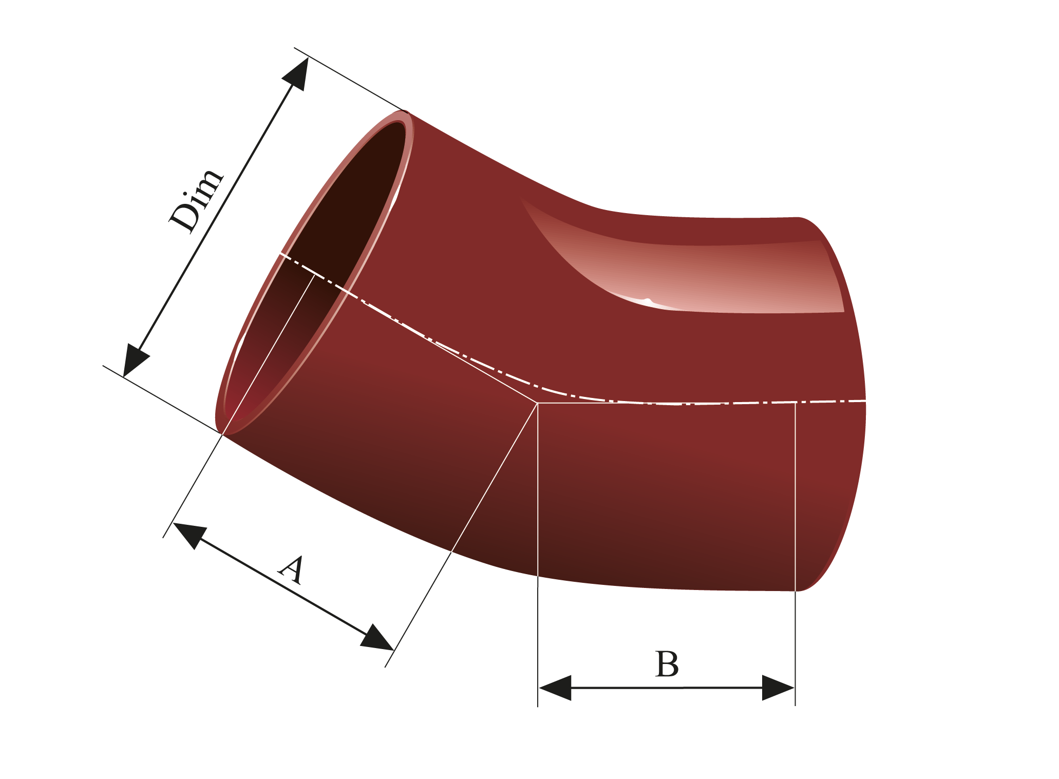 KJ-MA Bend 30° | Bend i KJ-MA SYSTEM®